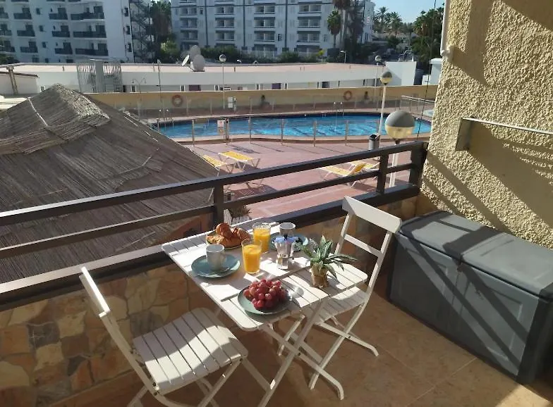 Pool View Accommodation In Playa Del Ingles Maspalomas